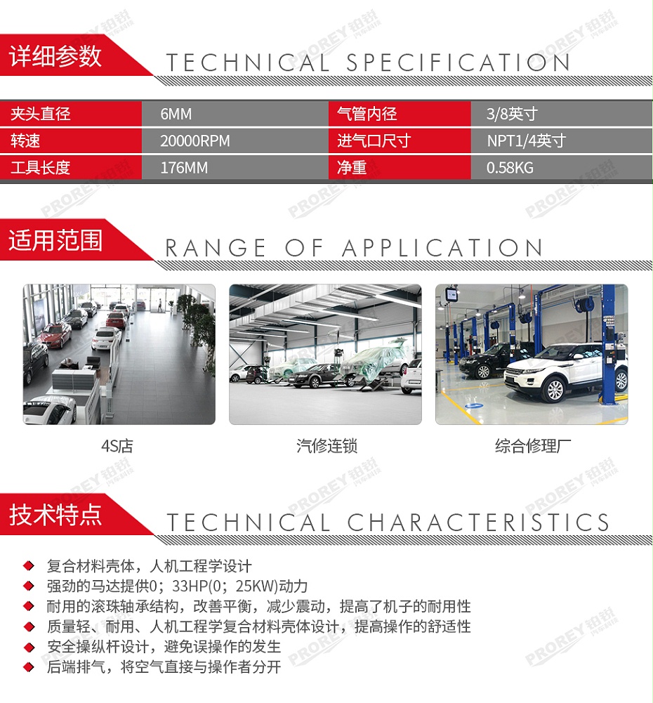 GW-130020281-Ingersoll Rand英格索蘭 302B 重級氣動角向打磨機套裝-2