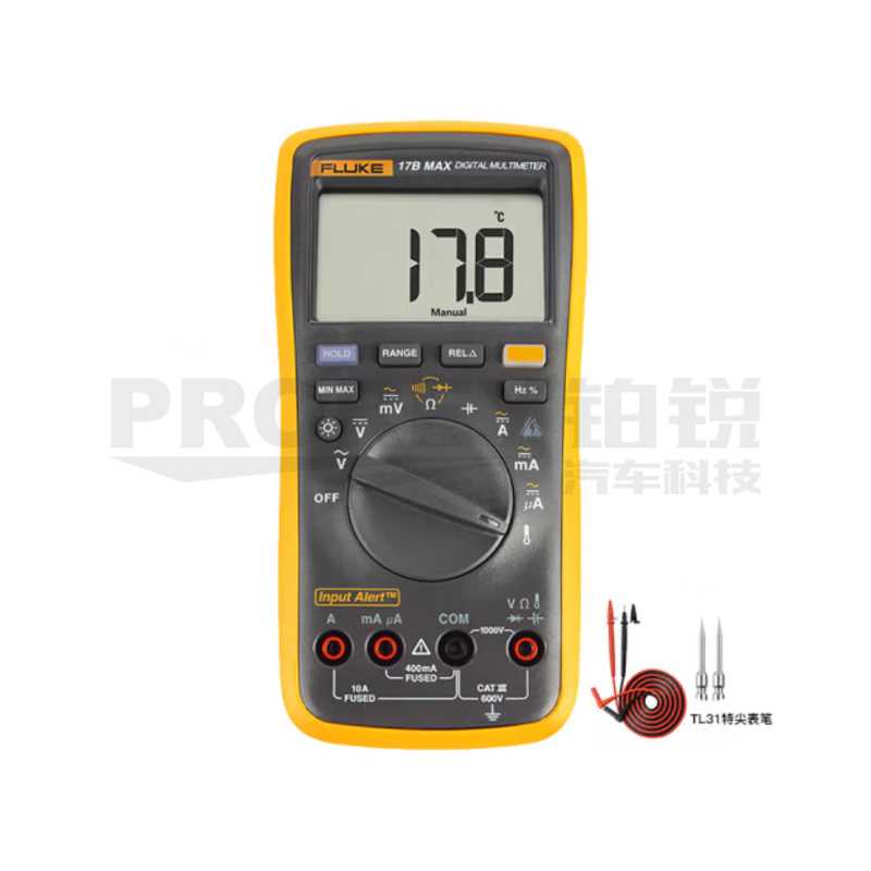 FLUKE 福祿克 FLUKE-17B MAX KIT 數顯萬用表